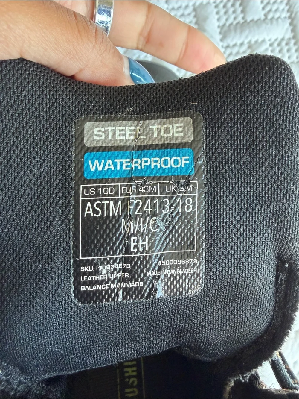 Ariat Treadfast 6” Waterproof Steel Toe Work Boots